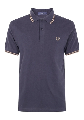Fred Perry logo-detail polo shirt - Black