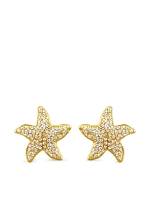 MAYOL Madison star embellished earrings - Gold