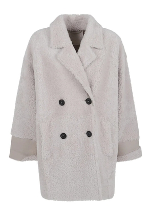 Desa 1972 double-breasted coat - Neutrals
