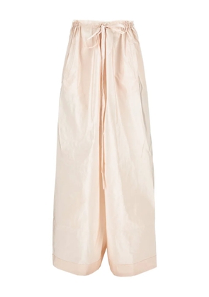 Daniela Gregis drawstring palazzo pants - Pink