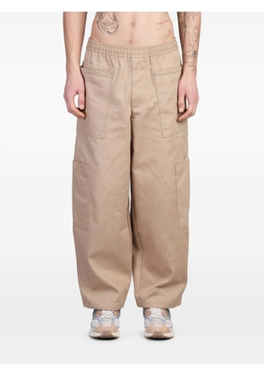Nike cotton wide-leg trousers - Neutrals