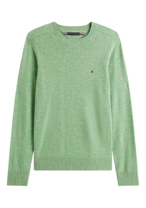 Tommy Hilfiger logo-detail crew-neck sweater - Green