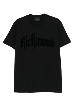 John Richmond logo-detail cotton T-shirt - Black