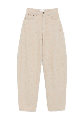 Haikure Bibi jacquard tapered jeans - Neutrals