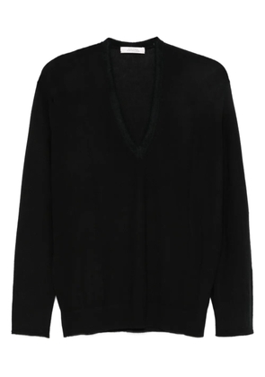 Dorothee Schumacher V-neck long-sleeve sweater - Black