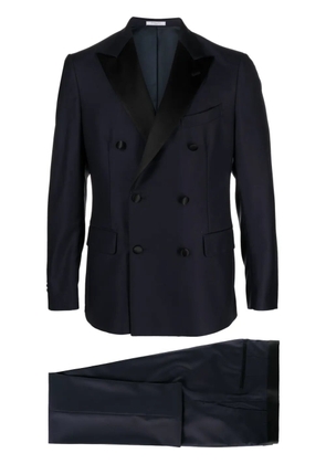 Boglioli peak-lapels double breasted suit - Blue