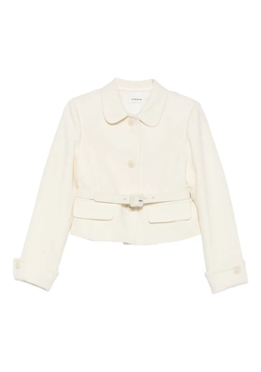 P.A.R.O.S.H. belted buttoned jacket - Neutrals