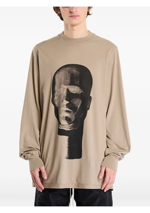 Rick Owens DRKSHDW Jumbo graphic longssleeve T-shirt - Neutrals