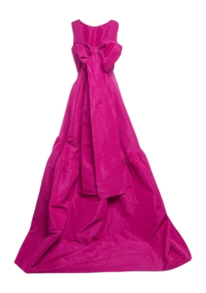 Carolina Herrera Vintage taffeta bow dress - Pink
