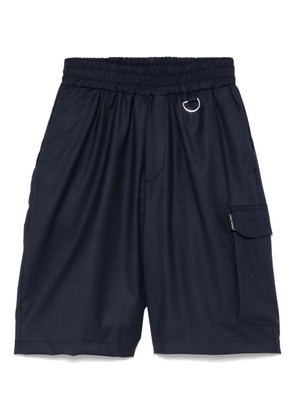 Family First elastic-waist shorts - Blue