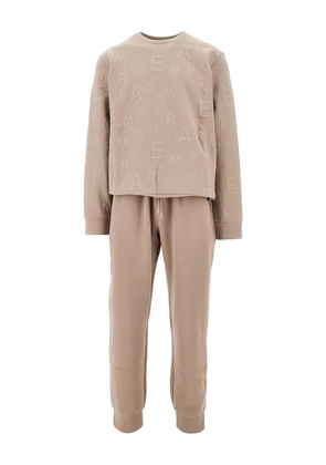 Ea7 Emporio Armani jacquard tracksuits - Neutrals