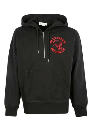Alexander McQueen skull-print hoodie - Black