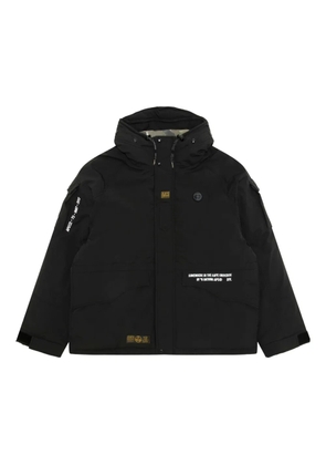 AAPE BY *A BATHING APE® hooded patch-detail jacket - Black