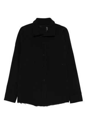 Leon Emanuel Blanck frayed-hem shirt - Black