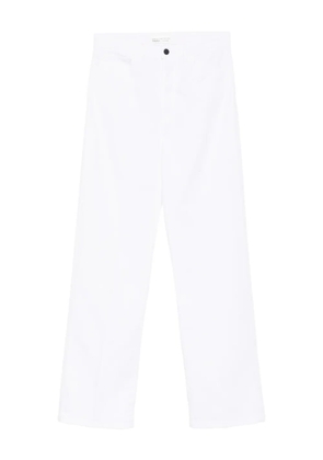 Liviana Conti button-up denim trousers - White