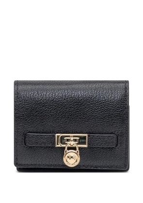 Michael Michael Kors lock-detail leather wallet - Black