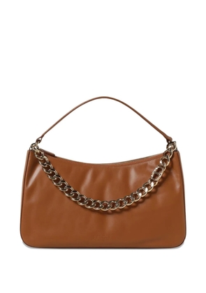 TWINSET medium chain leather shoulder bag - Brown