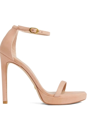 Stuart Weitzman 120mm Nudist Disco sandals - Neutrals