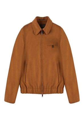 Montedoro zip-up bomber jacket - Brown
