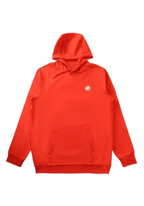 Mammut logo-detail hoodie - Red