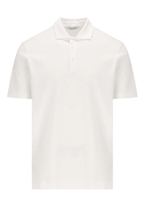 Cruciani three-button polo shirt - White