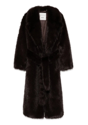 AGOLDE x Shoreditch Ski Club Ebony coat - Brown