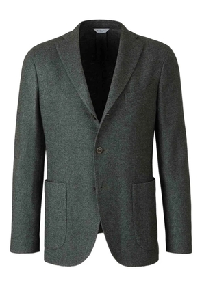 Boglioli patch-pocket single-breasted blazer - Green