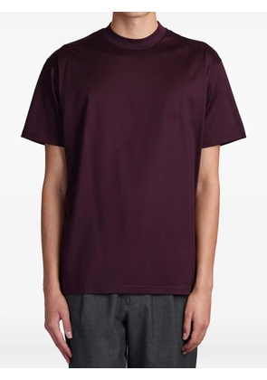 Low Brand embroidered-rose T-shirt - Purple