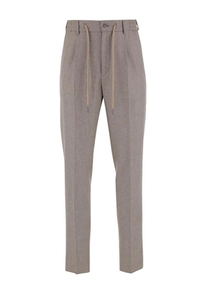 Tagliatore drawstring trousers - Neutrals
