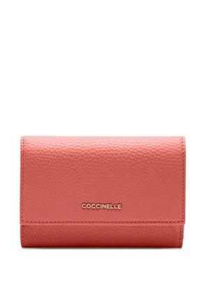 Coccinelle leather long wallet - Pink