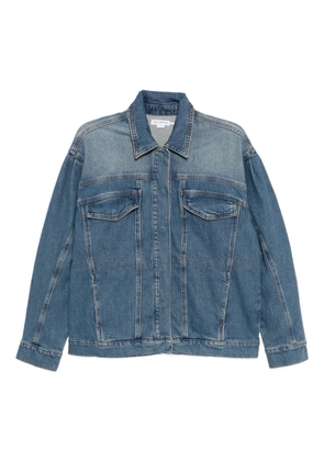 Good American barrel-sleeve denim jacket - Blue
