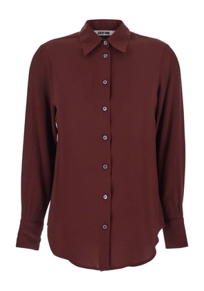 Grifoni classic collar buttoned cuffs shirt - Red
