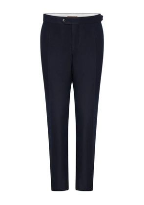 FRANZESE COLLECTION double-waistband dart trousers - Blue