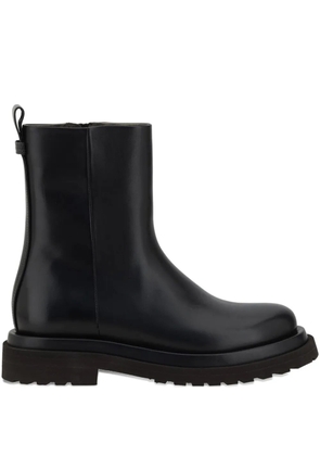 Brunello Cucinelli zip-detail block-heel boots - Black