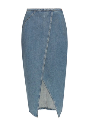IRO asymmetric denim skirt - Blue