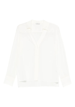 Peserico polo-collar shirt - White