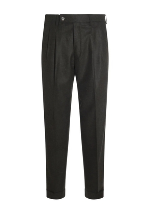GTA Pantalone pleated-cuff trousers - Brown