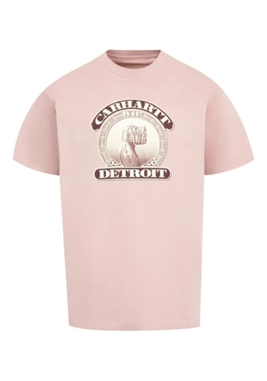 Carhartt WIP S/S Cold World T-shirt - Pink