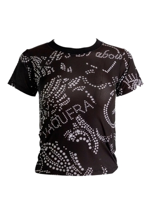 Vaquera graphic-print t-shirt - Black