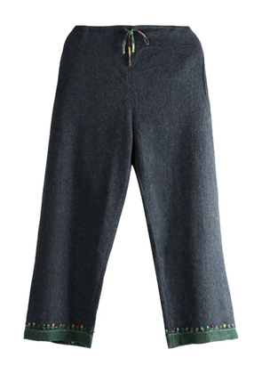 Pero drawstring cropped trousers - Grey