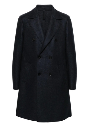 Harris Wharf London boiled-wool coat - Blue