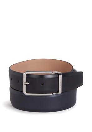 Santoni leather belt - Blue