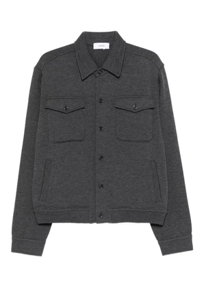 Lardini buttoned flap-pocket shirt jacket - Grey