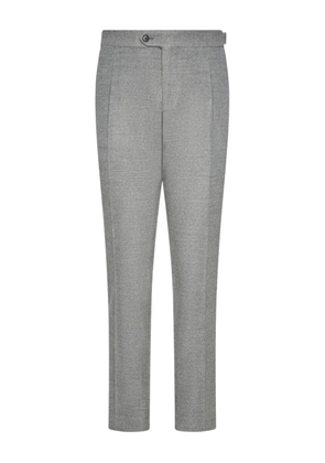 FRANZESE COLLECTION double-waistband dart trousers - Grey