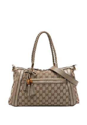 Gucci Pre-Owned 2016-2025 GG Canvas Bella satchel - Gold