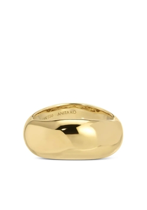 Anita Ko 18K yellow gold Celeste wave ring