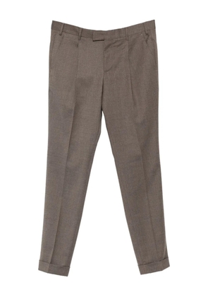 PT Torino pleat-detail trousers - Brown