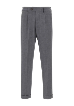 DEVORE pleated-front trousers - Grey