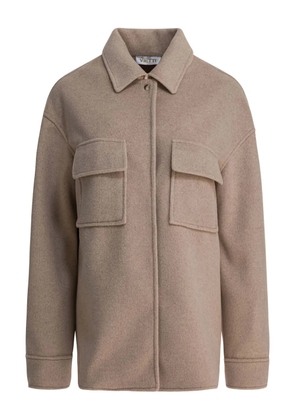 Semper flap-pocket shirt jacket - Neutrals
