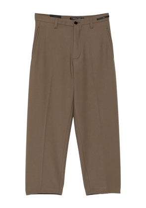 michael coal button-fastening trousers - Brown